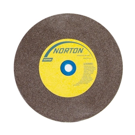 Norton Co Bench & Pedestal Wheel, Standard, Aluminum Oxide, Size: 7 x 1 x 1 Medium, Max RPM: 3600 076607-88270